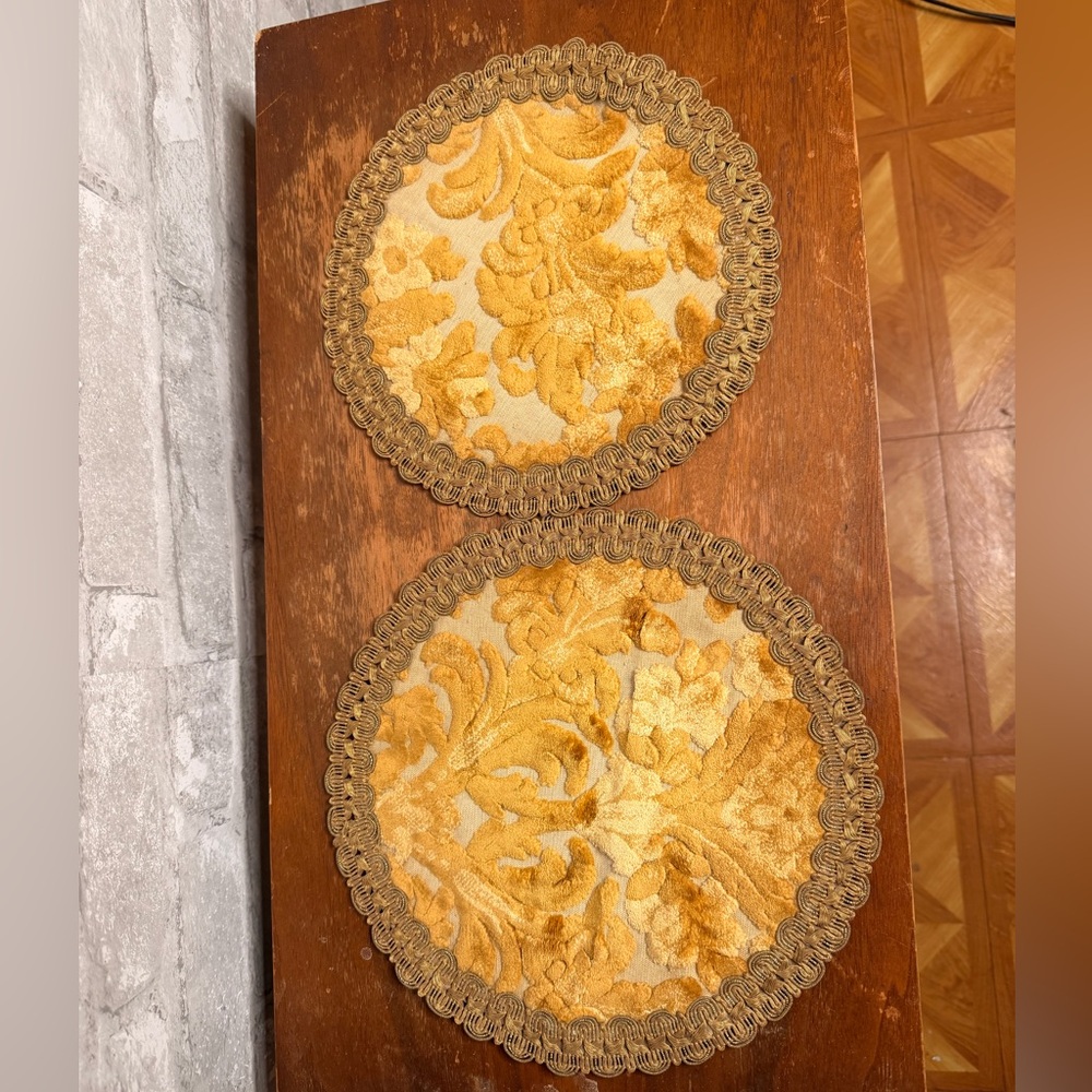 Two Round Tapestries